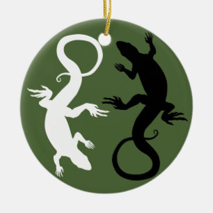 Lizard Ornament Personalised Reptile Decoration