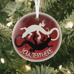Lizard Ornament Personalised Reptile Decorations