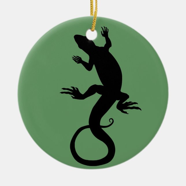 Lizard Ornaments Decorations Cool Reptile Gifts (Front)