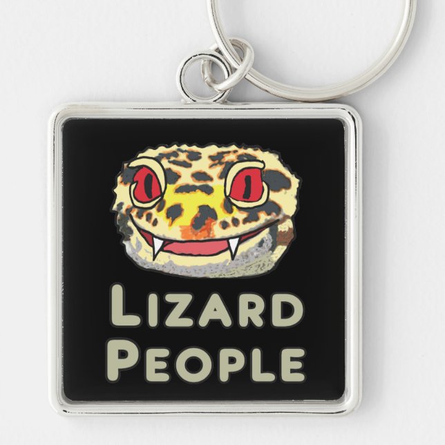 Lizard People Key Ring (Front)