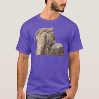 Lizard Relaing On A Rock girl T-Shirt