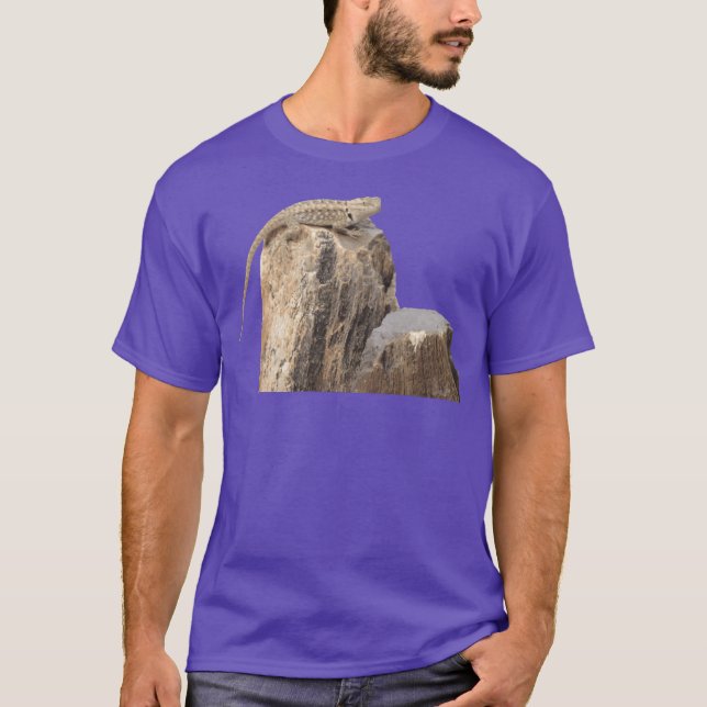 Lizard Relaing On A Rock girl T-Shirt (Front)