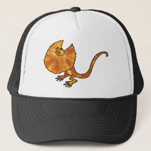 Lizard reptile animal art trucker hat