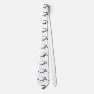 LIZARD REPTILE BAR CODE Crocodile Barcode Pattern Tie