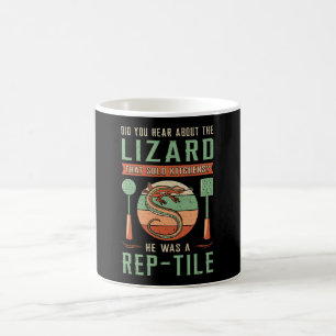 Lizard Reptile Gecko Reptiles Retro Funny Gift Coffee Mug