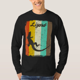Lizard Shirt Retro 70s Vintage Reptile Lover Art T