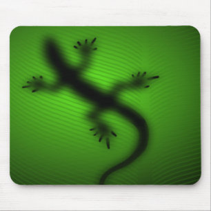 Lizard Silhouette Mouse Pad