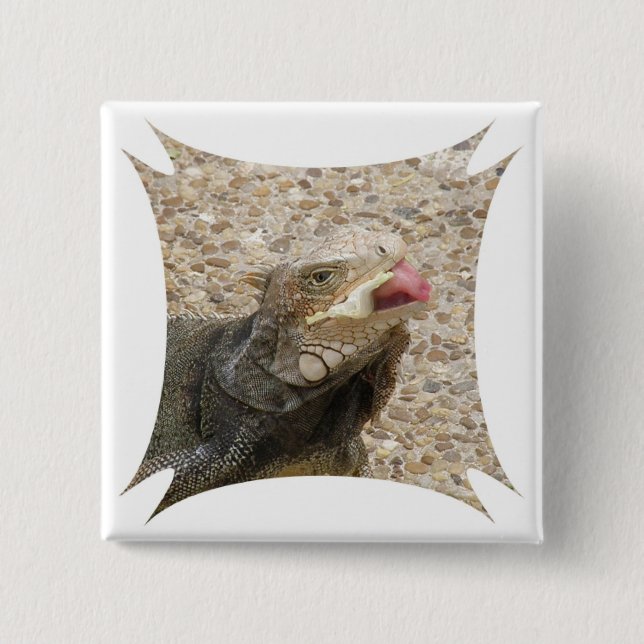 Lizard Tongue Square Pin (Front)