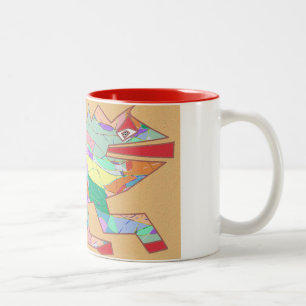 Lizard Two-Tone Coffee Mug