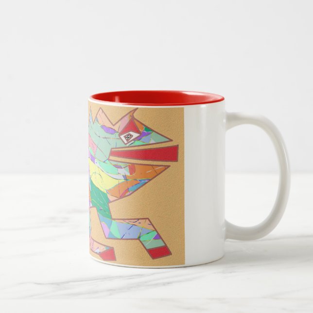 Lizard Two-Tone Coffee Mug (Right)