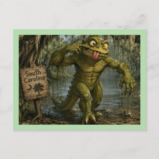 Lizardman Of South Carolina Postcard