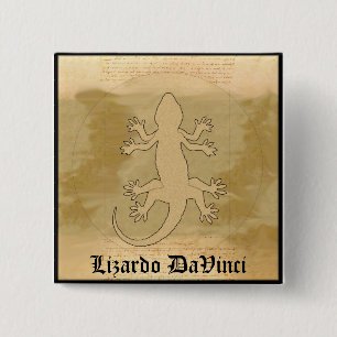 Lizardo DaVinci 15 Cm Square Badge