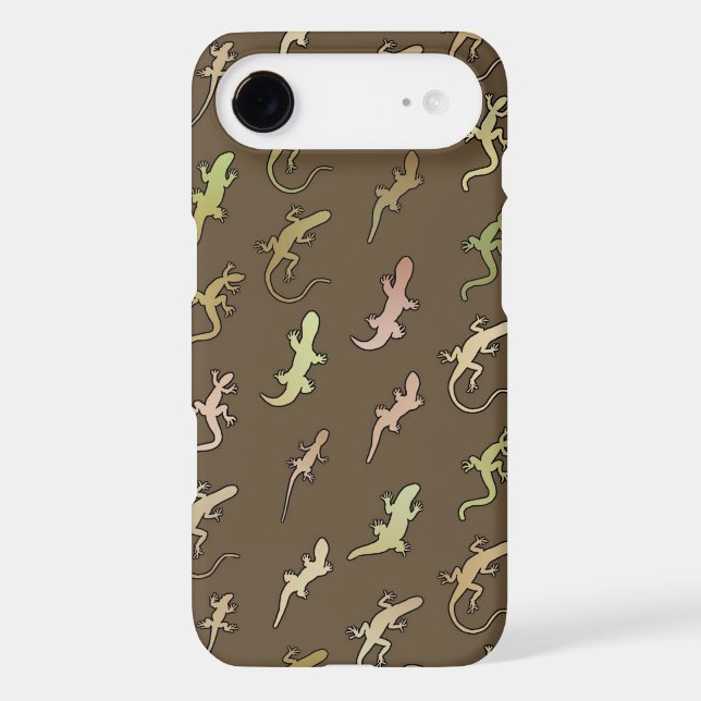 Lizards and Geckos, on coffee brown (Back)
