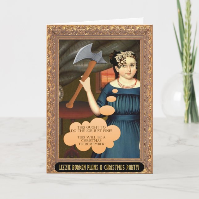 Lizzie Borden's Christmas Card (History Rewritten (Front)