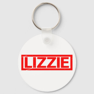 Lizzie Stamp Key Ring