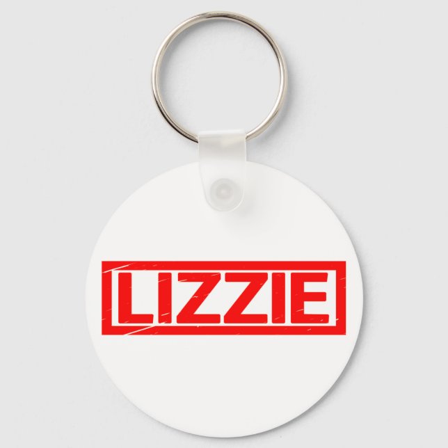 Lizzie Stamp Key Ring (Front)