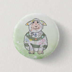 Lizzy 3 cm round badge