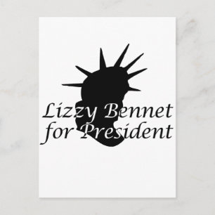 Lizzy Bennet for President Postcard