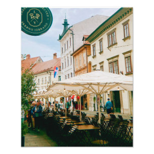 Ljubljana Cityscape Photo Print