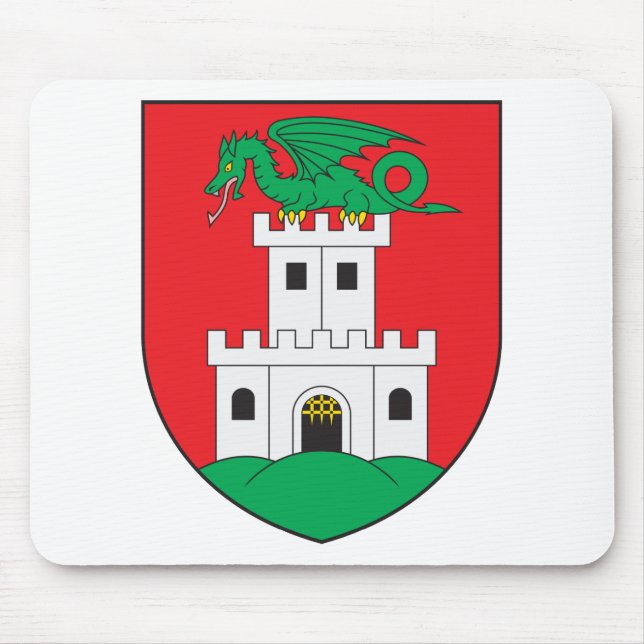 Ljubljana Coat Of Arms Mouse Pad (Front)
