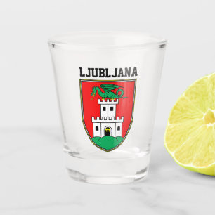 Ljubljana coat of arms - SLOVENIA Shot Glass