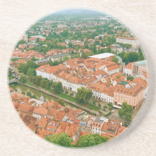 Ljubljana from above coaster