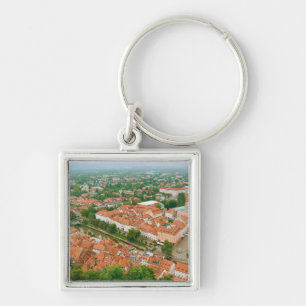 Ljubljana from above key ring