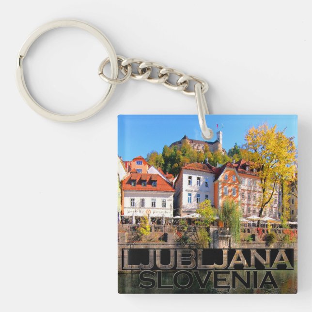 Ljubljana Key Ring (Front)
