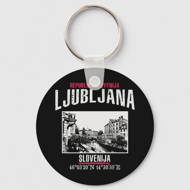 Ljubljana Key Ring (Front)