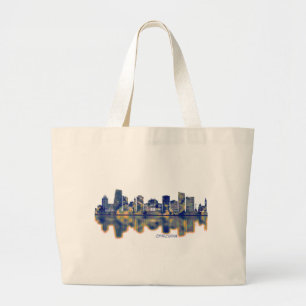 Ljubljana Skyline Large Tote Bag