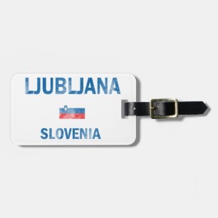 Ljubljana Slovenia Designs Luggage Tag