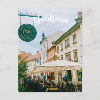 Ljubljana, Slovenia Holiday Postcard