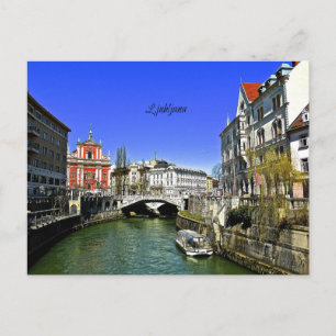 Ljubljana Slovenia Postcard