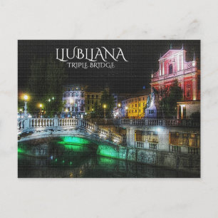 Ljubljana, Slovenia Postcard