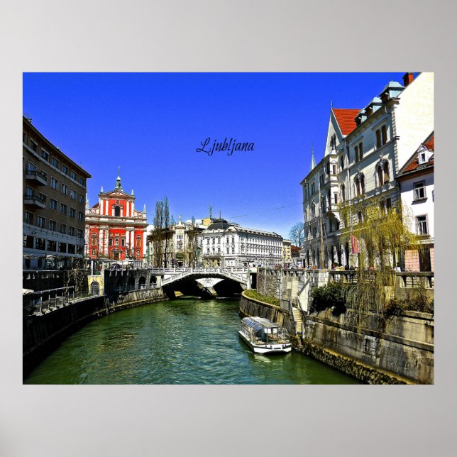 Ljubljana, Slovenia Poster (Front)