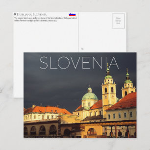 Ljubljana, Slovenia Travel Postcard
