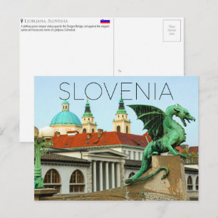 Ljubljana, Slovenia Travel Postcard