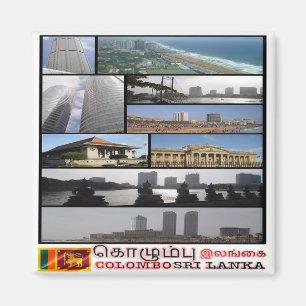 LK - Sri Lanka - Colombo - Mosaic - Collage Magnet