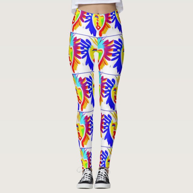 LK Tiled Logo Leggings – Everyday Strength & Style (Front)
