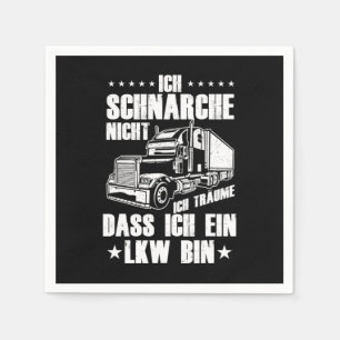 LKW Fahrer Trucker Truck Fernfahrer Brummi Lastkra Napkin