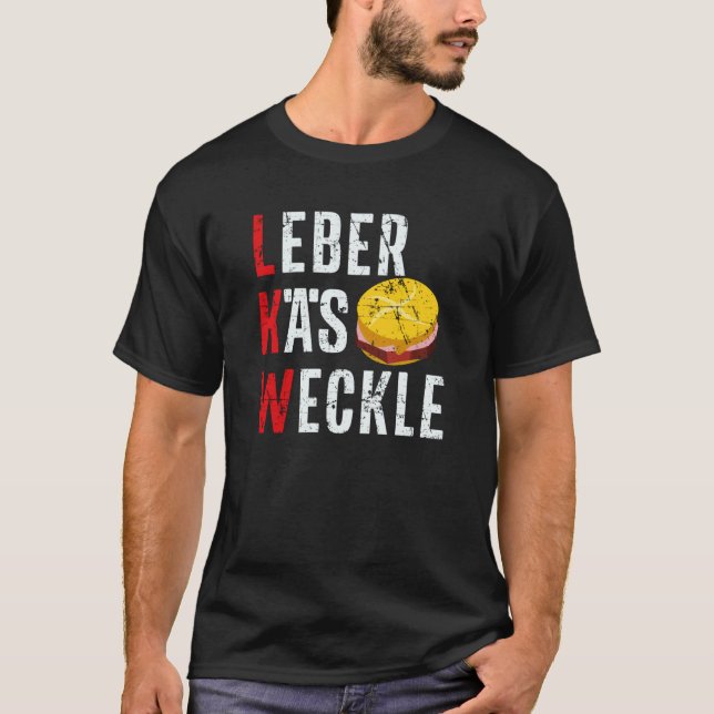 LKW Leberkäse Weckle Sandwich German Bavarian Bun  T-Shirt (Front)