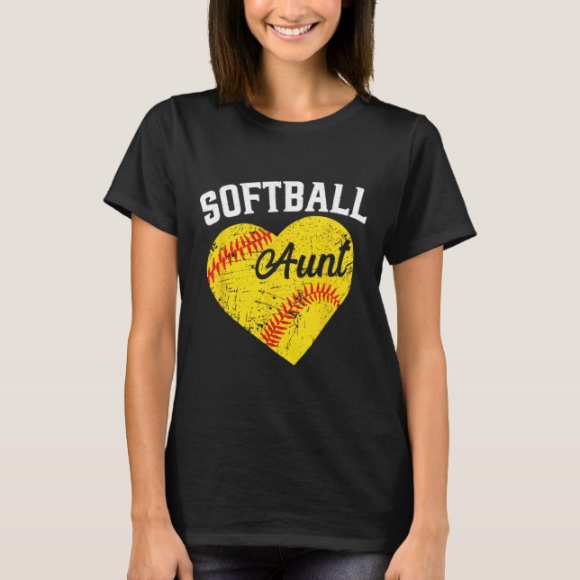 Ll Aunt Heart Softll  T-Shirt (Front)