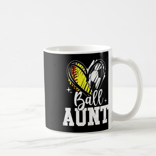 Ll Aunt Softll Soccer Ll Aunt Of Both  Coffee Mug (Right)
