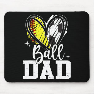 Ll Dad Softll Soccer Ll Dad Of Both Mouse Pad