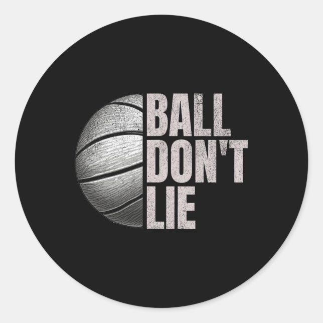 Ll Don't Lie  Classic Round Sticker (Front)