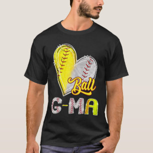 Ll G-ma Heart Sell Softll Lover G-ma Of Both T-Shirt