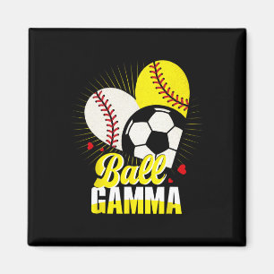 Ll Gamma Sell Softll Soccer Funny Cute Xmas Magnet