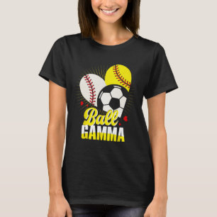 Ll Gamma Sell Softll Soccer Funny Cute Xmas T-Shirt