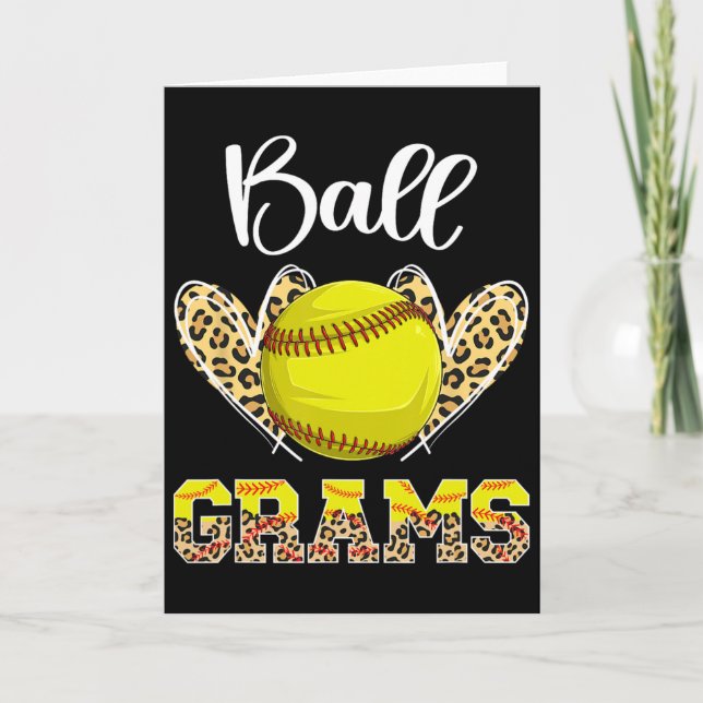Ll Grams Leopard Softll Grams Of A Softll Player G Card (Front)