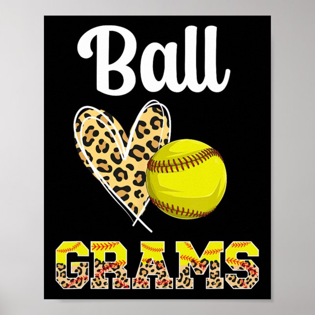Ll Grams Leopard Softll Grams Of A Softll Player G Poster (Front)